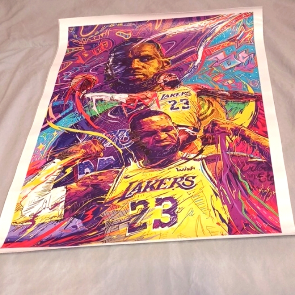 Lebron James Canvas bedroom decoration unframed